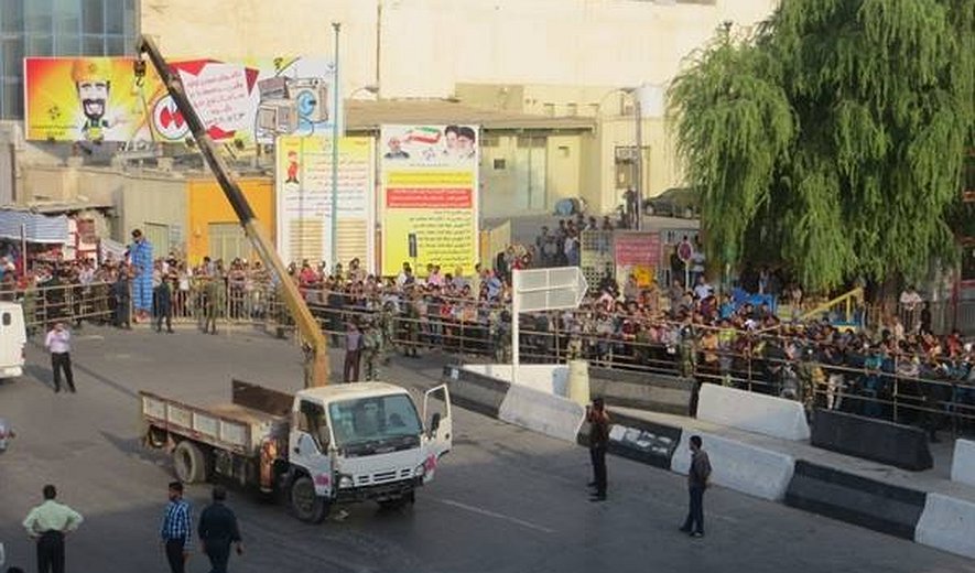 اعدام یک زندانی در ملاء عام در بندرعباس/ تصویر