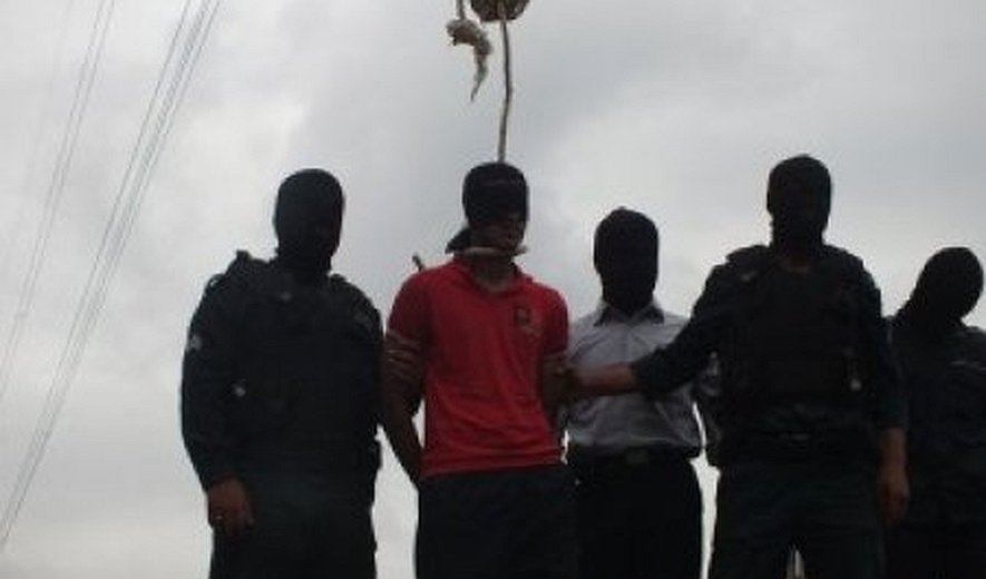 An 18 Year Old Boy Hanged Publicly in Northern Iran Today
