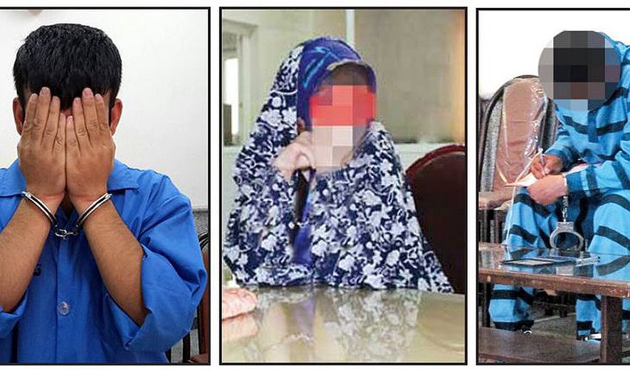 Two Men and a Woman at Imminent Risk of Eye Gouging in Iran