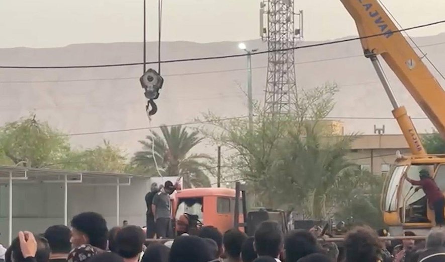 سازمان حقوق بشر ایران اعدام یک زندانی در ملأ عام را محکوم کرد